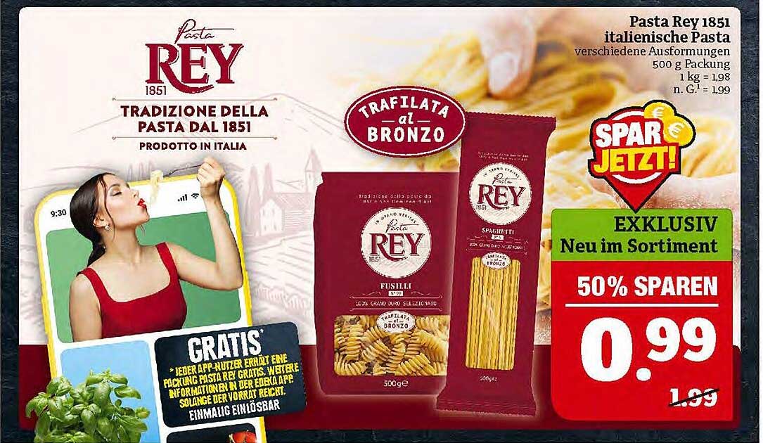 Pasta Rey 1851 italienische Pasta