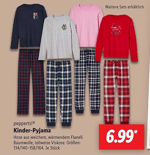 pepperts!® Kinder-Pyjama