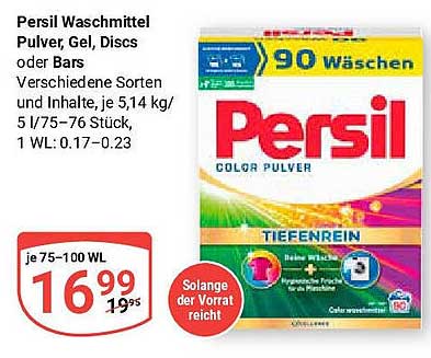 Persil Waschmittel Color Pulver