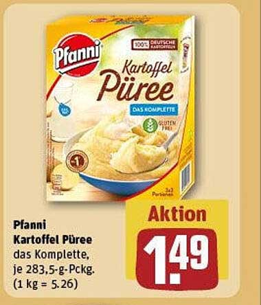 Pfanni Kartoffel Püree das Komplette