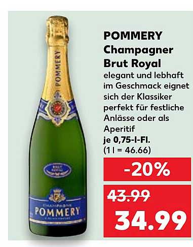 POMMERY Champagner Brut Royal