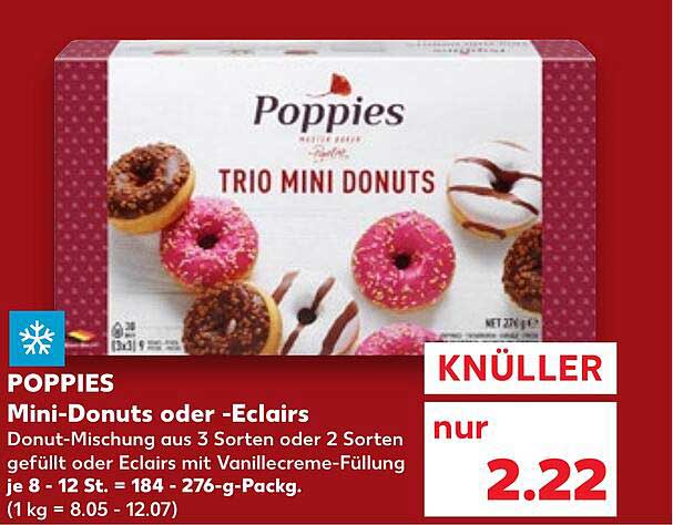 Poppies Trio Mini Donuts