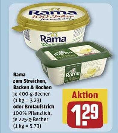 Rama zum Streichen, Backen & Kochen