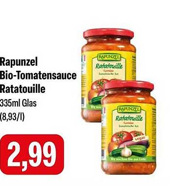 Rapunzel Bio-Tomatensauce Ratatouille