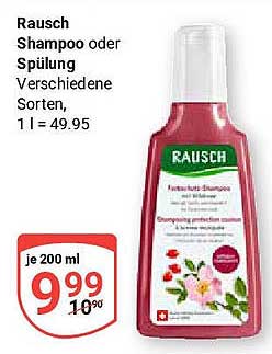 Rausch Shampoo oder Spülung