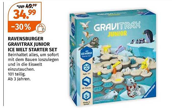 RAVENSBURGER GRAVITRAX JUNIOR ICE WELT STARTER SET