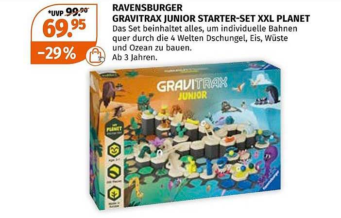 Ravensburger GRAVITRAX JUNIOR STARTER-SET XXL PLANET