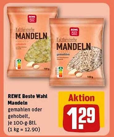 REWE Beste Wahl Mandeln