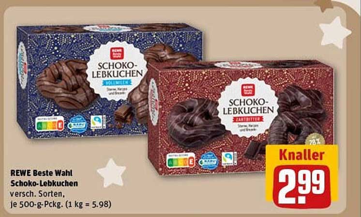 REWE Beste Wahl Schoko-Lebkuchen