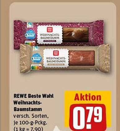 REWE Beste Wahl Weihnachts-Baumstamm