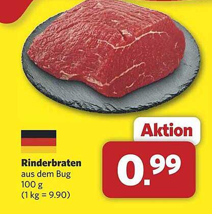 Rinderbraten aus dem Bug