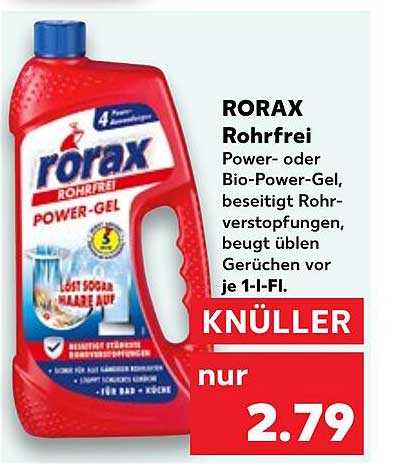 RORAX Rohrfrei Power-Gel