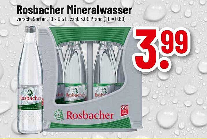 Rosbacher Mineralwasser