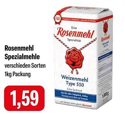 Rosenmehl Weizenmehl Type 550