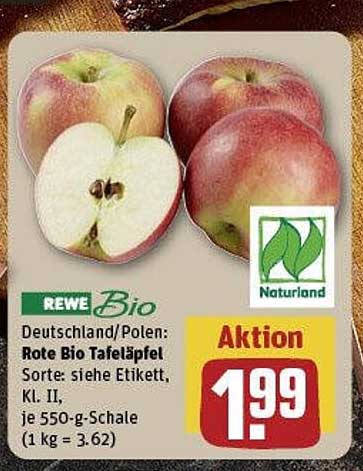 Rote Bio Tafeläpfel