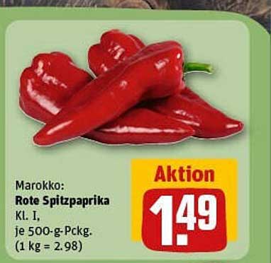 Rote Spitzpaprika