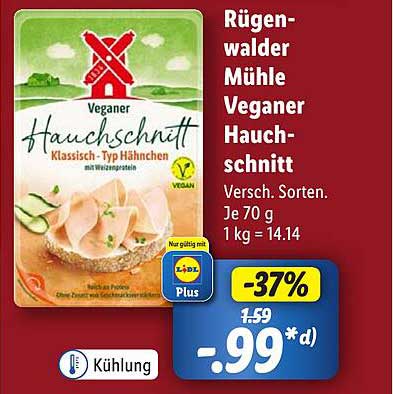 Rügenwalder Mühle Veganer Hauchschnitt