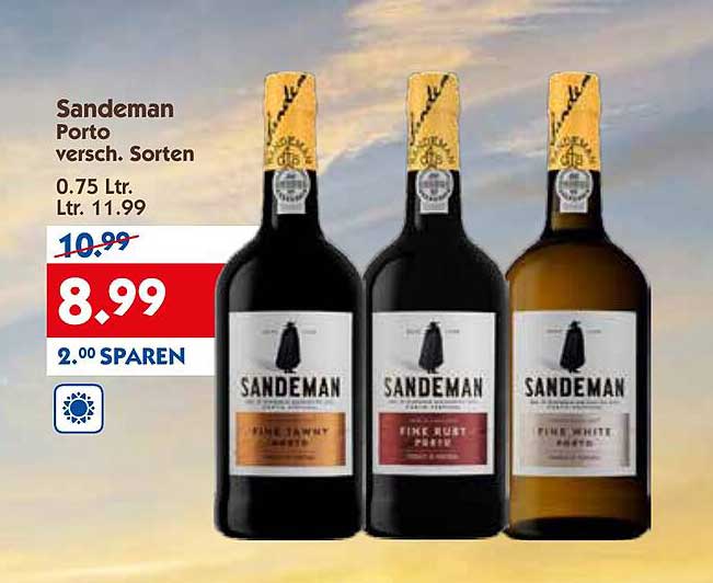 Sandeman Porto versch. Sorten