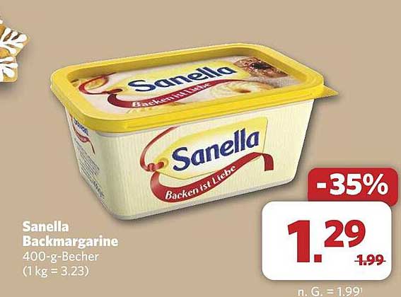 Sanella Backmargarine