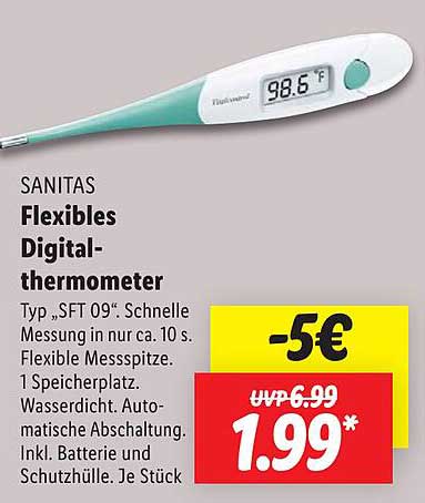 Sanitas Flexibles Digitalthermometer