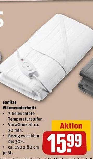 sanitas Wärmeunterbett