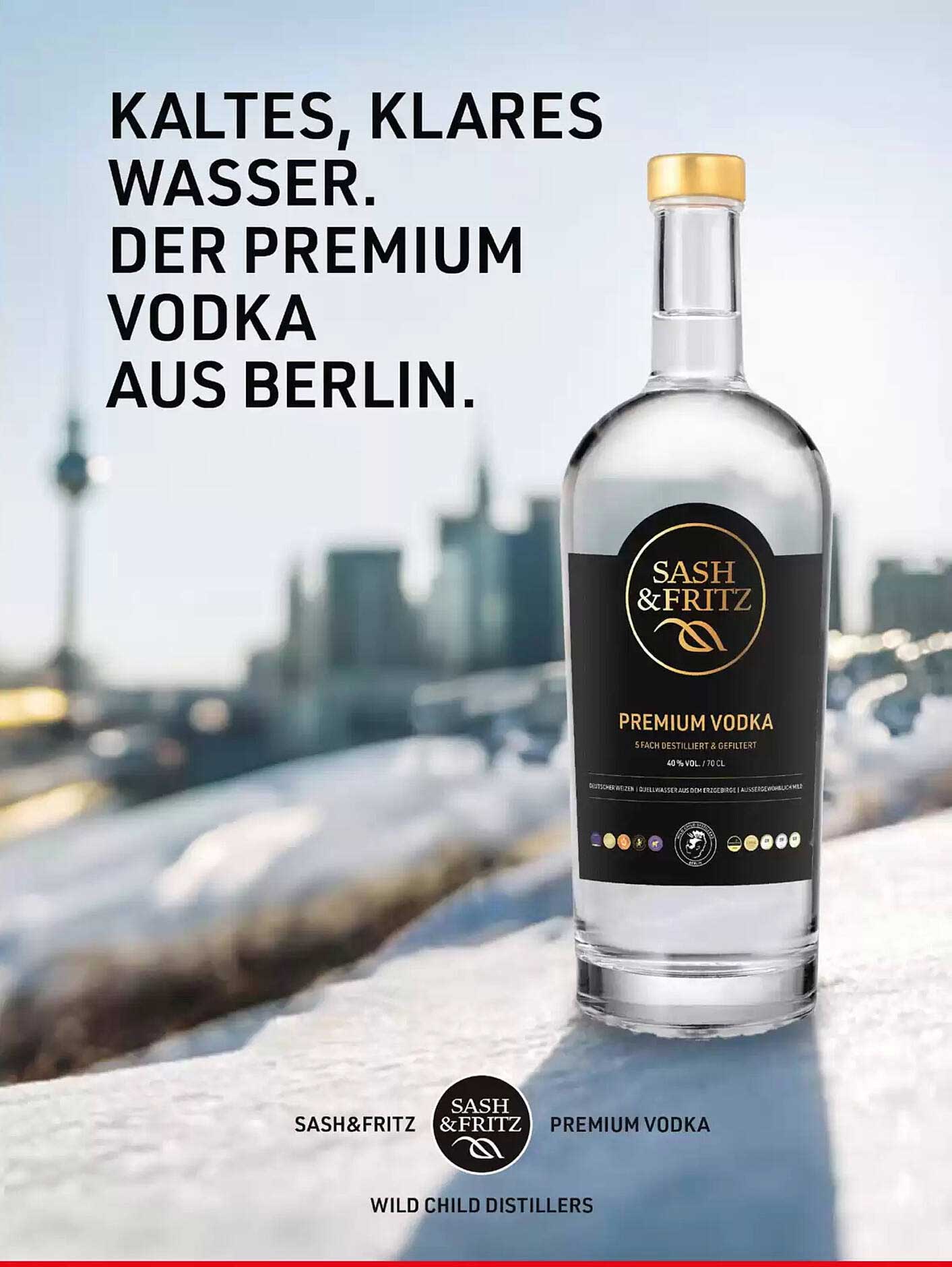 SASH & FRITZ PREMIUM VODKA