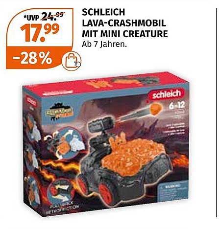 SCHLEICH LAVA-CRASHMOBIL MIT MINI CREATURE