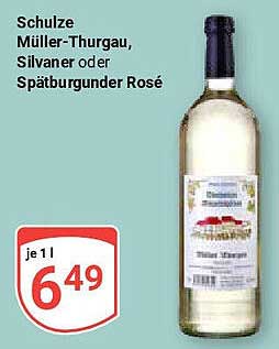 Schulze Müller-Thurgau, Silvaner oder Spätburgunder Rosé