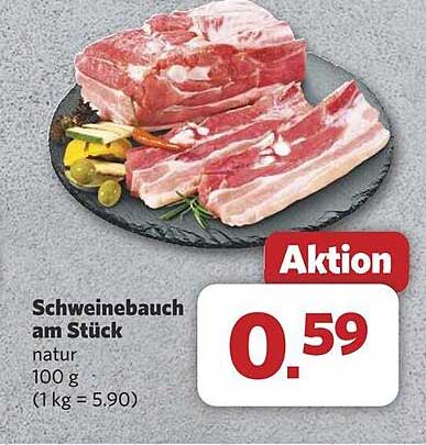 Schweinebauch am Stück