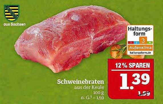 Schweinebraten aus der Keule