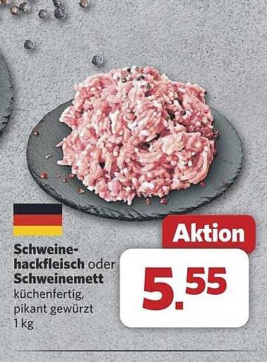 Schweinehackfleisch oder Schweinemett