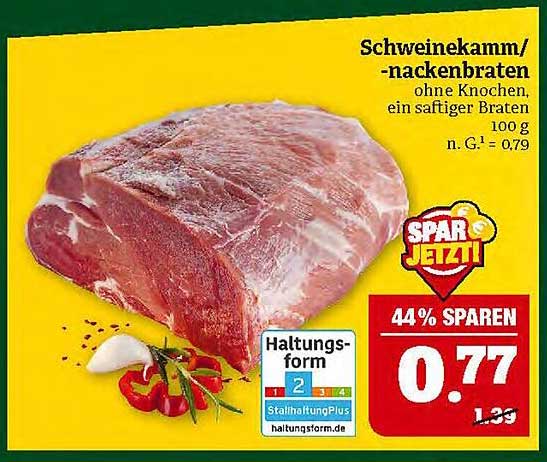 Schweinekamm/-nackenbraten