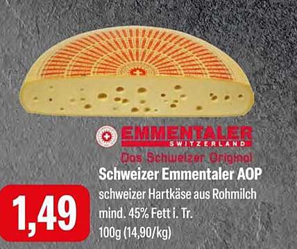 Schweizer Emmentaler AOP