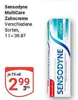 Sensodyne MultiCare Zahnpasta