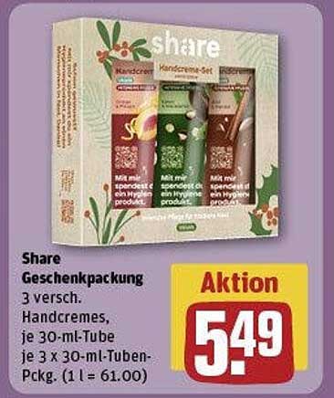 Share Geschenkpackung