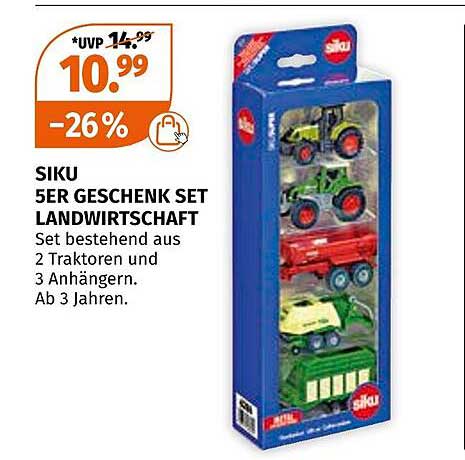 SIKU 5ER GESCHENK SET LANDWIRTSCHAFT