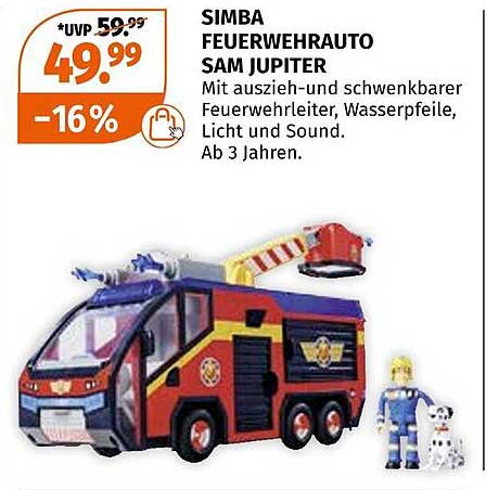 SIMBA FEUERWEHRAUTO SAM JUPITER