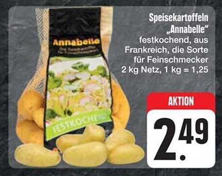 Speisekartoffeln „Annabelle“