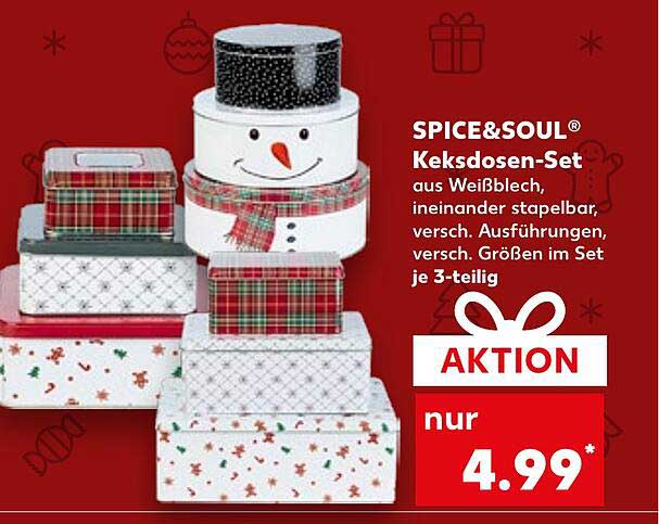 SPICE&Soul® Keksdosen-Set