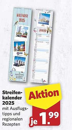 Streifen-kalender 2025