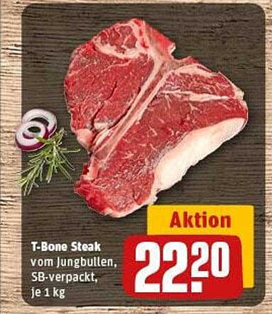 T-Bone Steak vom Jungbullen