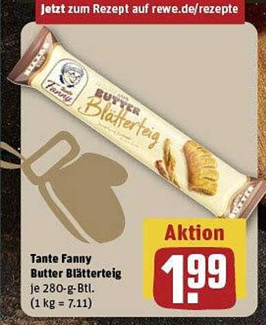 Tante Fanny Butter Blätterteig