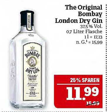 The Original Bombay London Dry Gin