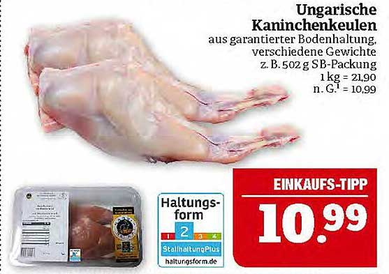 Ungarische Kaninchenkeulen