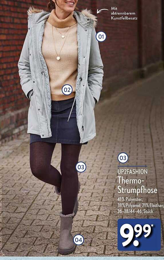 UP2FASHION Thermo-Strumpfhose