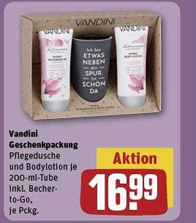 Vandini Geschenkpckung Pflege Dusche und Bodylotion