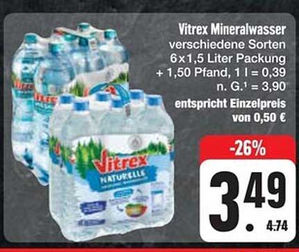 Vitrex Mineralwasser