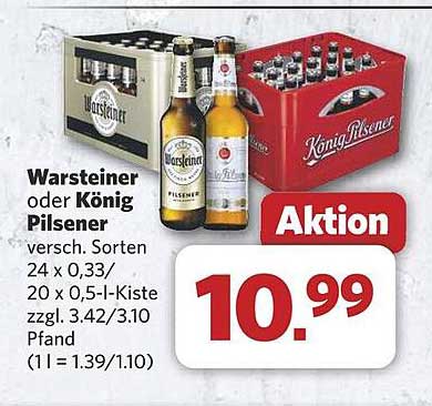 Warsteiner oder König Pilsener