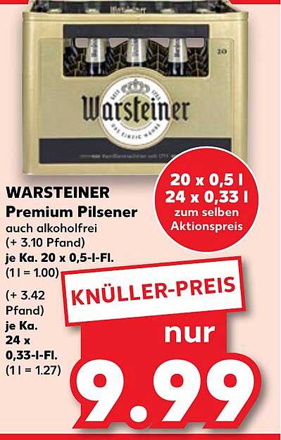 WARSTEINER Premium Pilsener