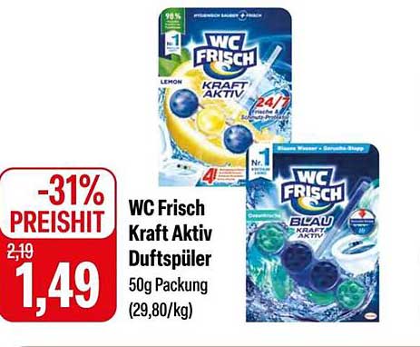 WC Frisch Kraft Aktiv Duftspüler